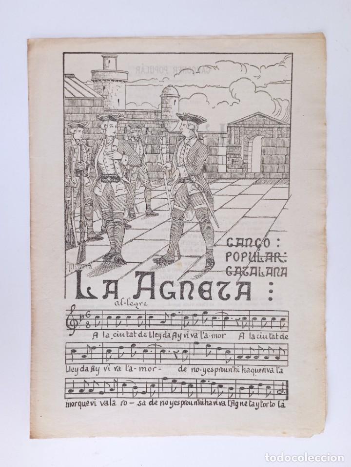Catalogues de Musique: La Agneta - Can&ccedil;o Popular Catalana - Can&ccedil;o LXII - Josep Altimira il