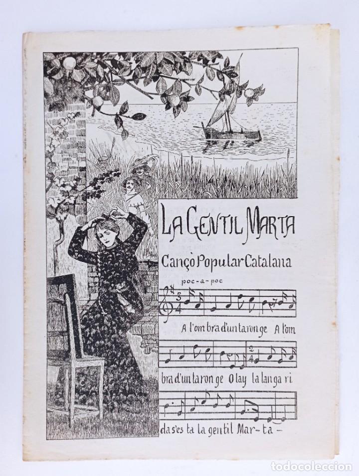 Catalogues de Musique: La gentil Marta, Can&ccedil;o Popular Catalana - Can&ccedil;o XLV - Joaquim Bas il.