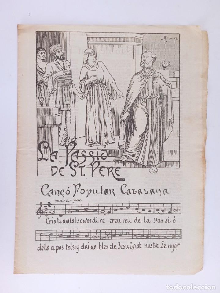 Catalogues de Musique: La passi&oacute; de Sant Pere, Can&ccedil;o Popular Catalana - Can&ccedil;o LXVIII - Josep Altimira il