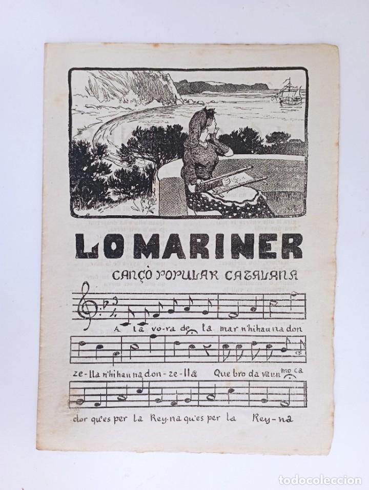 Catalogues de Musique: Lo Mariner, Can&ccedil;o Popular Catalana - Can&ccedil;o XLIV
