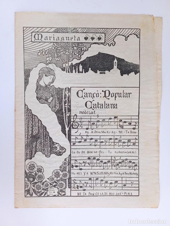 Catalogues de Musique: Mariagneta, Can&ccedil;o Popular Catalana - Can&ccedil;o XLII - Jaume Llongueras il.