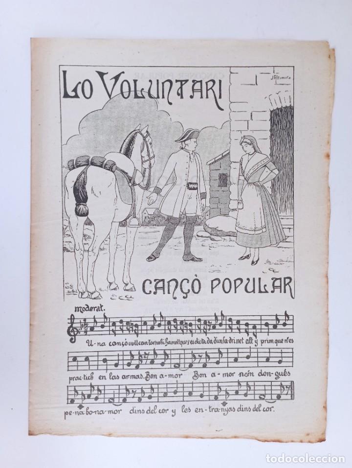 Cat&aacute;logos de M&uacute;sica: Lo voluntari, Can&ccedil;o Popular Catalana - Can&ccedil;o LXV - Josep Altimira il