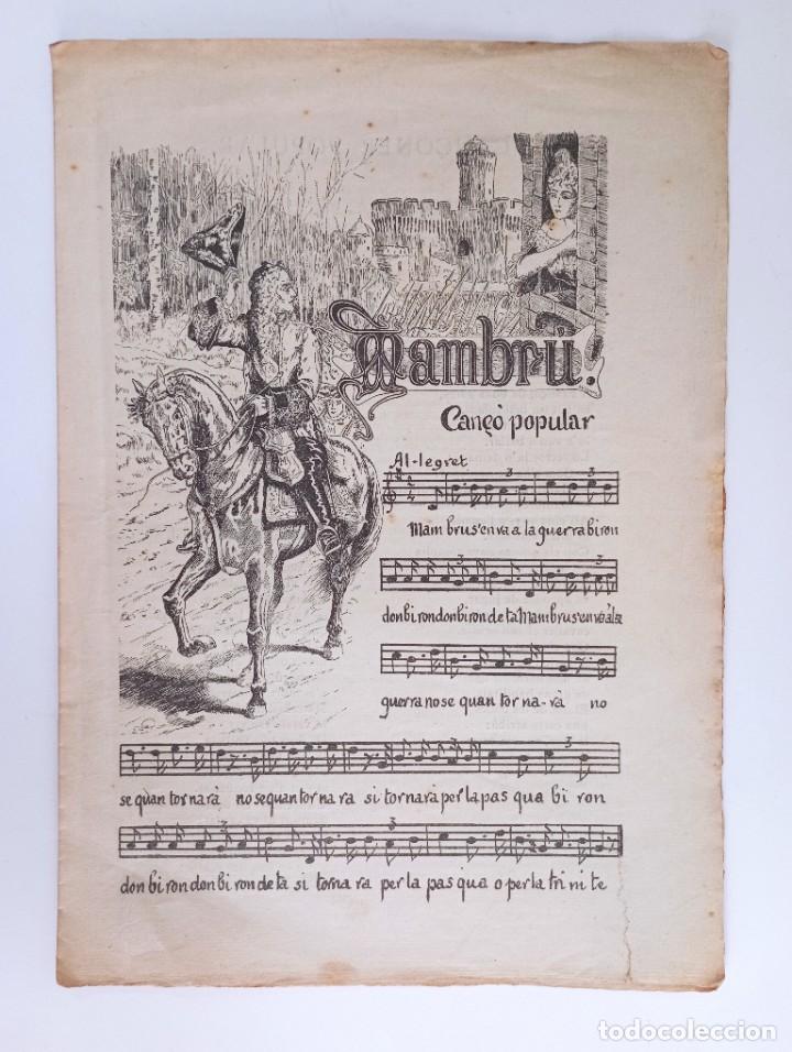 Cat&aacute;logos de M&uacute;sica: Mambr&uacute;, Can&ccedil;o Popular Catalana - Can&ccedil;o LXIX - Josep Lapeyra il.