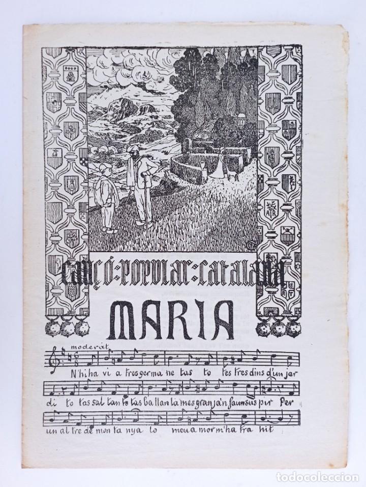Cat&aacute;logos de M&uacute;sica: Maria, Can&ccedil;o Popular Catalana - Can&ccedil;o XXXVIII