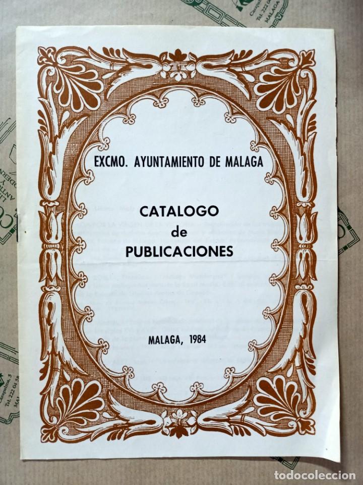 Cat&aacute;logos de M&uacute;sica: CATALOGO DE PUBLICACIONES. EXCMO. AYUNTAMIENTO DE MALAGA. 1984