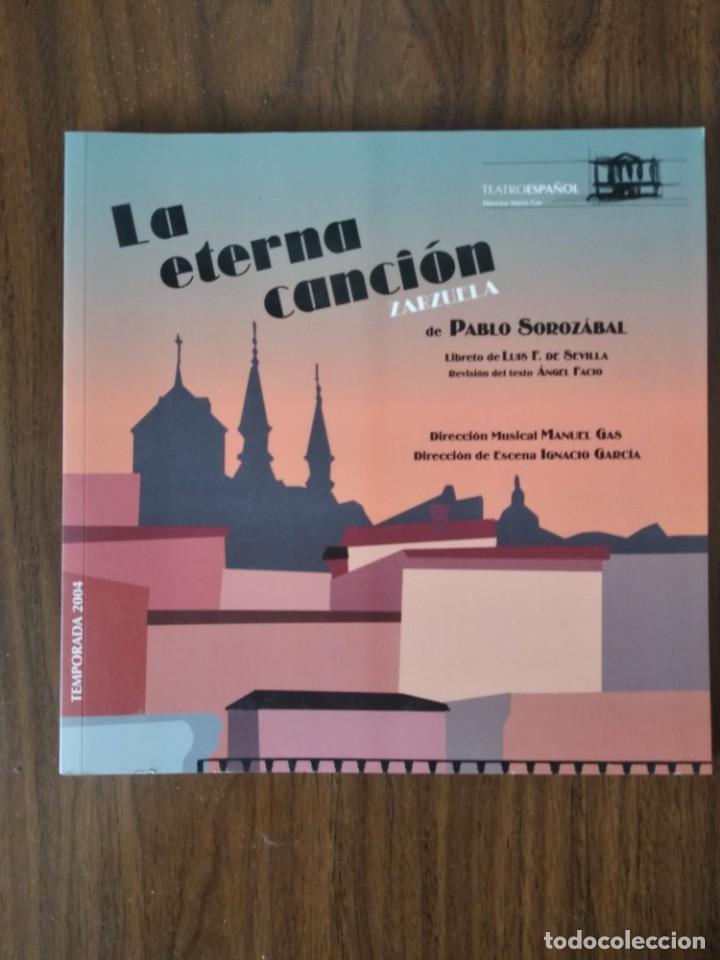 Cat&aacute;logos de M&uacute;sica: La eterna canci&oacute;n. Zarzuela de Pablo Sorozabal