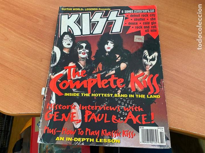 Cat&aacute;logos de M&uacute;sica: KISS THE COMPLETE. GUITAR WORLD LEGENDS. CON 6 CANCIONES PARA GUITARRA Y BAJO (COIB20)