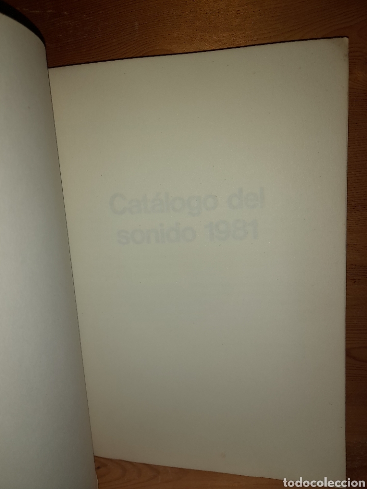 Cat&aacute;logos de m&uacute;sica: CAT&Aacute;LOGO DEL SONIDO 1981 - Foto 9