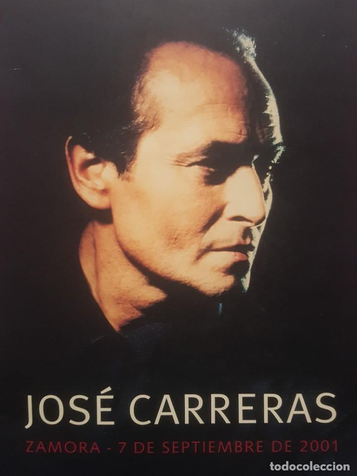 Catalogues de Musique: EXCELENTE LIBRO 20 PAGINAS ACTUACION TENOR JOSE CARRERAS. FIRMA ORIGINAL AUTOGRAFA