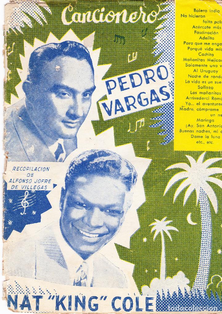 Catalogues de Musique: CANCIONERO DE PEDRO VARGAS Y NAT KING COLE