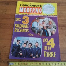 Catálogos de Música: REVISTA MUSICAL CANCIONERO MODERNO DE 1965, LOS 3 SUDAMERICANOS Y LOS 4 DE LA TORRE