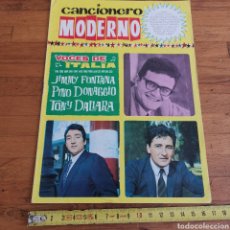 Catálogos de Música: REVISTA MUSICAL CANCIONERO MODERNO DE 1965, ESPECIAL VOCES DE ITALIA, JIMY FONTANA, TONY DALLARA,