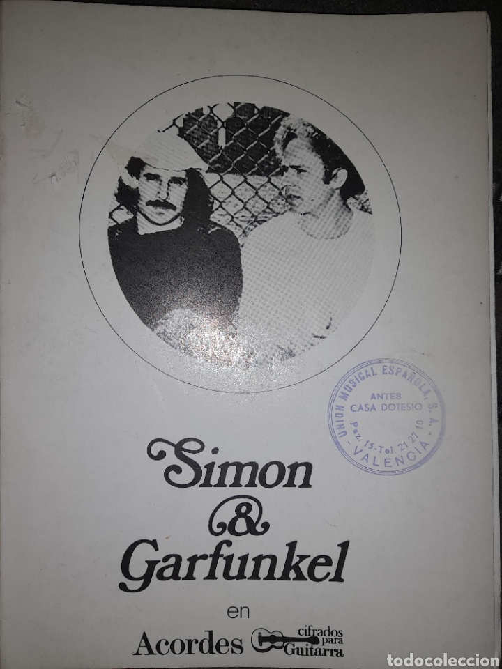 Catalogues de Musique: SIMON & GARFUNKEL ACORDES CIFRADOS PARA GUITARRA