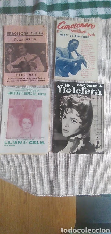 Catalogues de Musique: Lote de 4 cancioneros