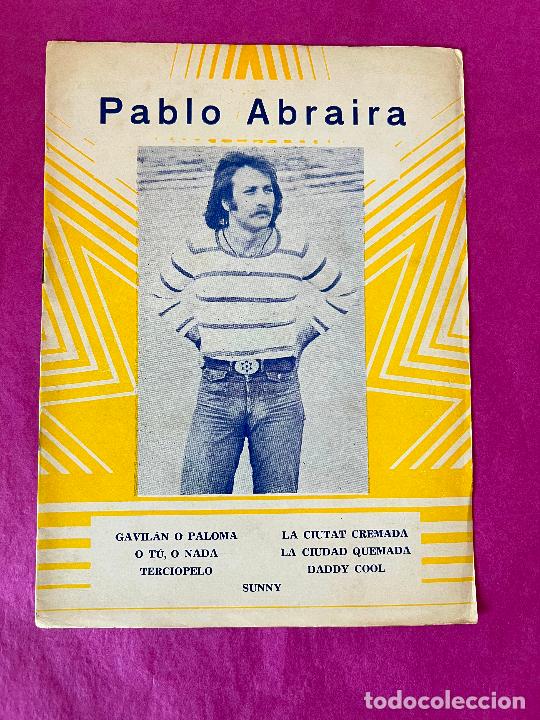 Catalogues de Musique: CANCIONEROS DE PABLO ABRAIRA, ED. Marazul, 1977, 10 PAG.