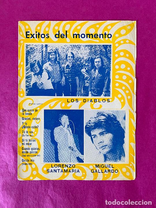 Catalogues de Musique: CANCIONEROS DE LOS DIABLOS, , L. SANTAMARIA, M. GALLARDO, ED. Marazul, 1976, 10 PAG.