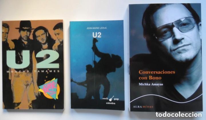 Catalogues de Musique: U2 Gran pack de 3 libros de M. Tamames, JM Leduc y M. Assayas con imprescindible entrevista con Bono