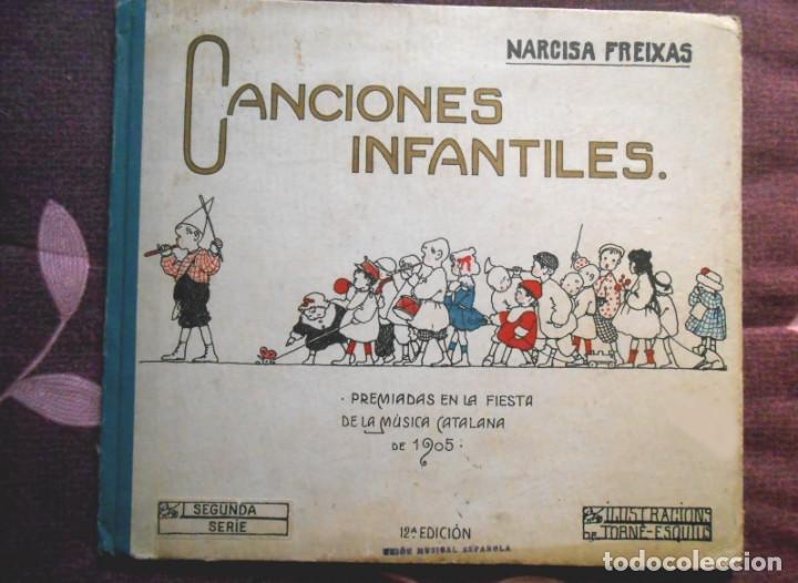 Cat&aacute;logos de M&uacute;sica: CANCIONES INFANTILES - NARCISA FREIXAS - DIBUIXOS DE TORN&Eacute;-ESQUIUS