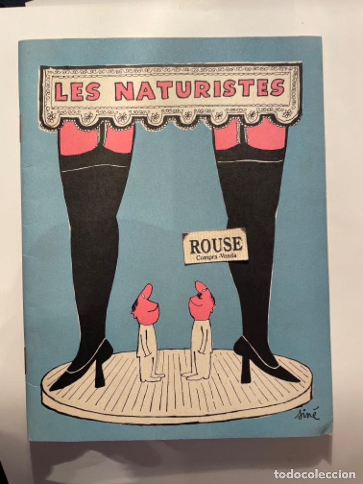 Cat&aacute;logos de M&uacute;sica: ANTIGUO PROGRAMA VEDETES - LES NATURISTES PORTADA DE SIN&Eacute; - A LA SAISON DU NIT EN LA ESTACION DEL DE