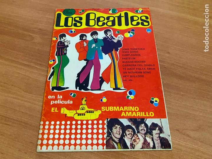 Cat&aacute;logos de M&uacute;sica: THE BEATLES EL SUBMARINO AMARILLO. CANCIONERO. HOJAS SIN ABRIR (COIB79)