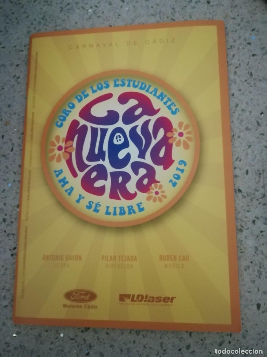 Cat&aacute;logos de M&uacute;sica: Carnaval de C&aacute;diz libreto coro la nueva era