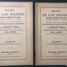 Catálogos de Música: SOLFEO DE LOS SOLFEOS - 2 CUADERNOS / PARA VOCES DE SOPRANO / HENRY LEMOINE / 150 PÁGINAS. Lote 365727391