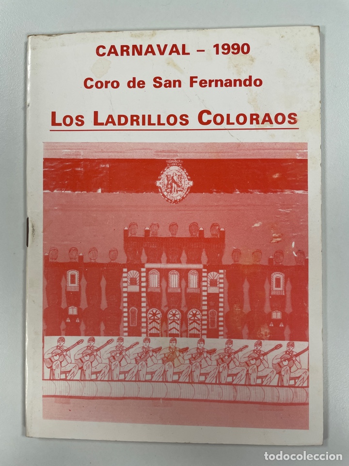Cat&aacute;logos de M&uacute;sica: Carnaval C&aacute;diz 1990 libreto del coro Los ladrillos coloraos
