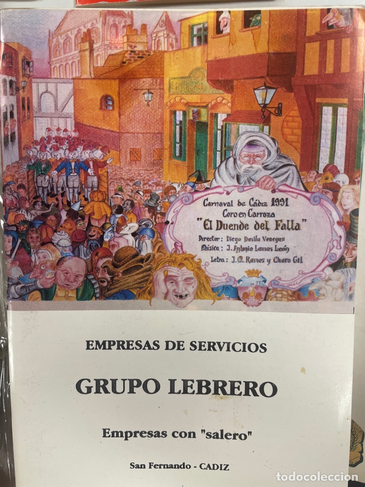 Cat&aacute;logos de m&uacute;sica: Carnaval 1991 Libretos del Coro El duende del falla - Foto 1