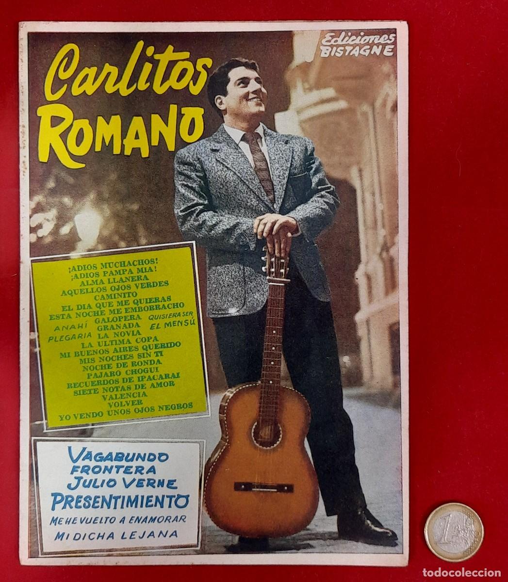Cat&aacute;logos de m&uacute;sica: CANCIONERO - CARLITOS ROMANO - Foto 1