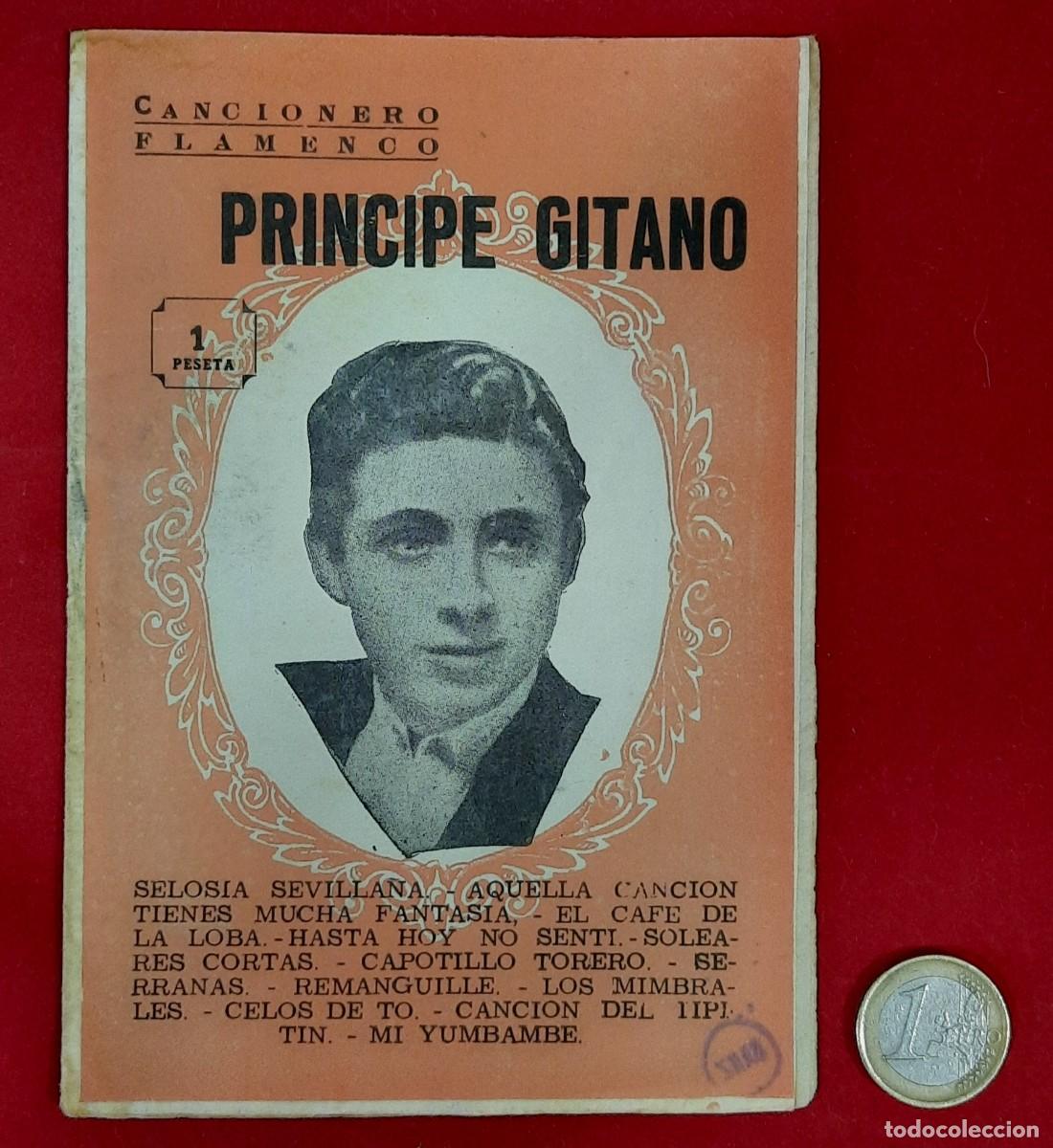 Cat&aacute;logos de m&uacute;sica: CANCIONERO - PRINCIPE JITANO - Foto 1