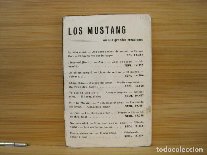 Catalogues de Musique: LOS MUSTANG-PUBLICIDAD DESPEGABLE-VER FOTOS-(98.116)