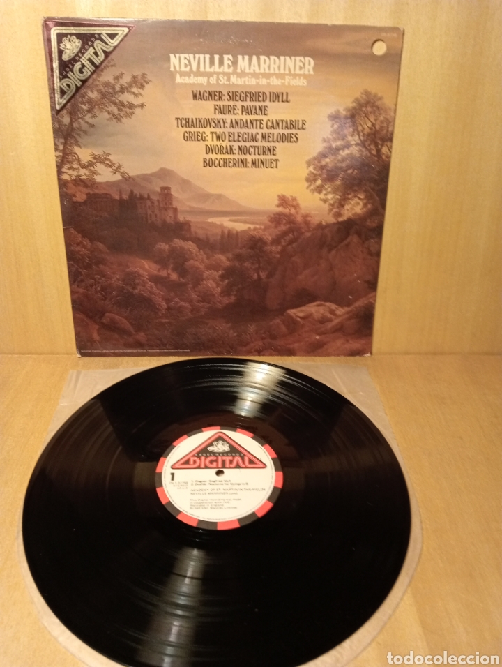 Catalogues de Musique: Wagner. Faur&eacute;. Academy St. Mart&iacute;n Fields. Marriner. A&ntilde;o 1980. USA.