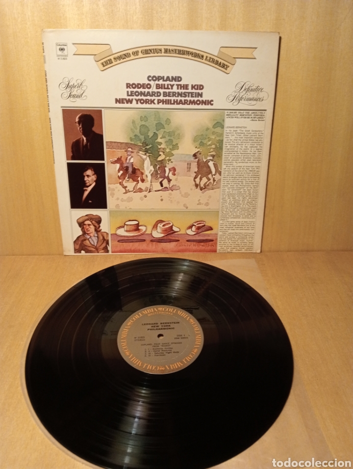 Catalogues de Musique: Copland. Rodeo. Billy el Ni&ntilde;o. Bernstein. New York Phi. A&ntilde;o 1973. Edici&oacute;n USA.