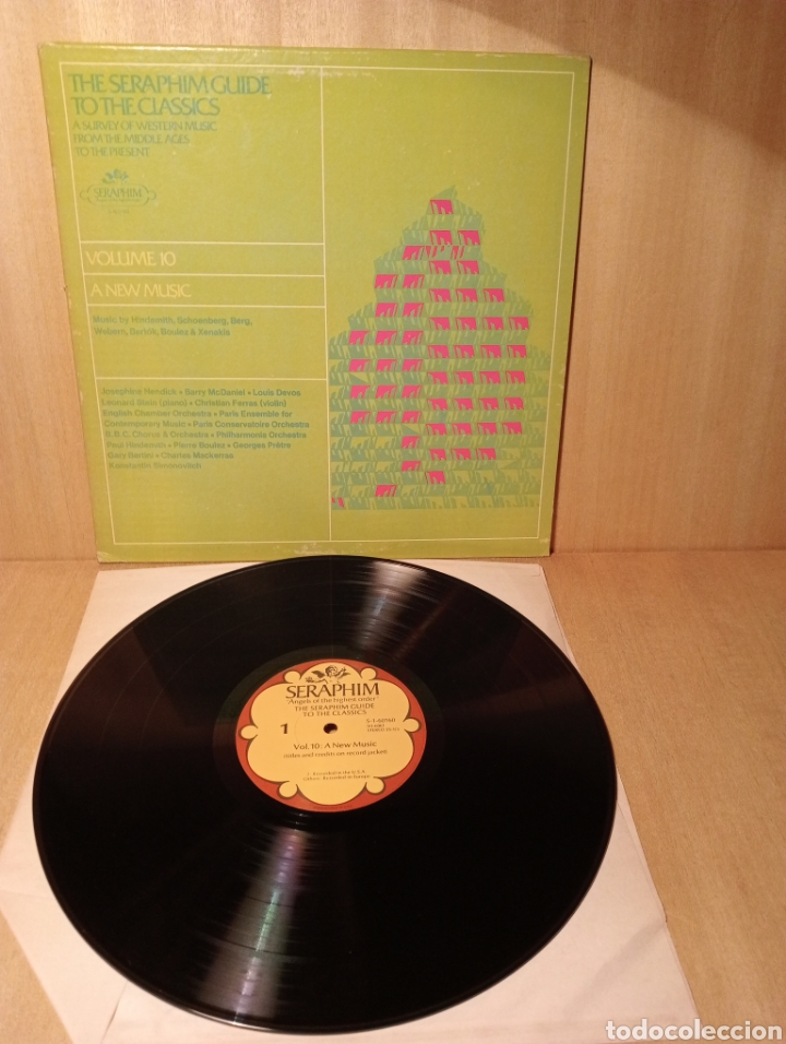 Catalogues de Musique: Hindemith. Schoenberg. Boulez. The Seraphim Guide. Vol 10. A New Music. A&ntilde;o 1970. Edici&oacute;n USA.