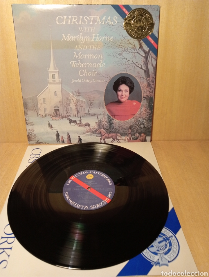 Catalogues de Musique: Christmas. Marilyn Horne. Columbia Symp. Mormon Tabernacle Choir. A&ntilde;o 1983. Edici&oacute;n USA.