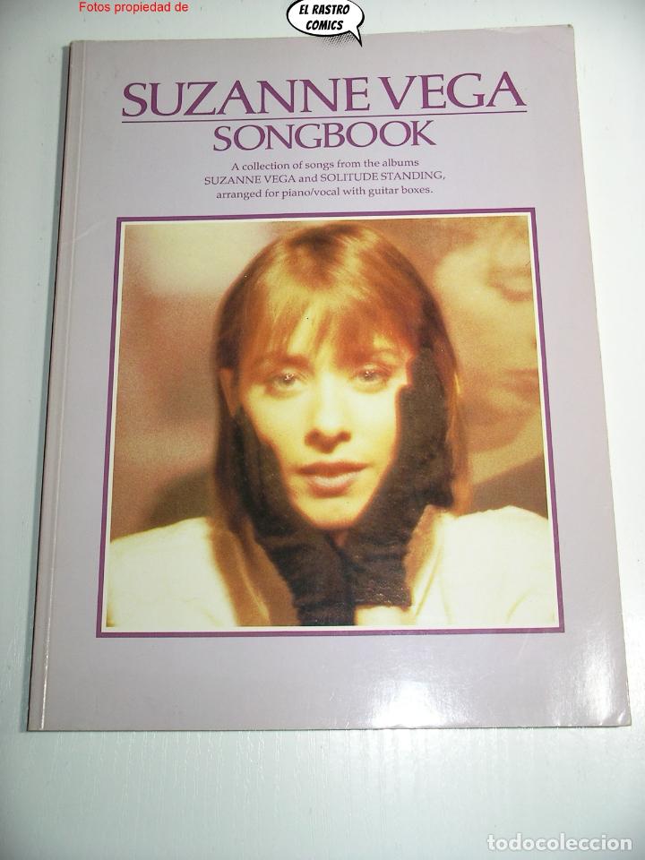 Catalogues de Musique: Suzanne Vega, Songbook, Solicitude Standing, piano, vocal, guitar, Wise 1986, partituras, collection