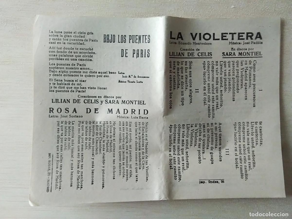 Cat&aacute;logos de m&uacute;sica: CANCIONERO LA VIOLETERA - Foto 1