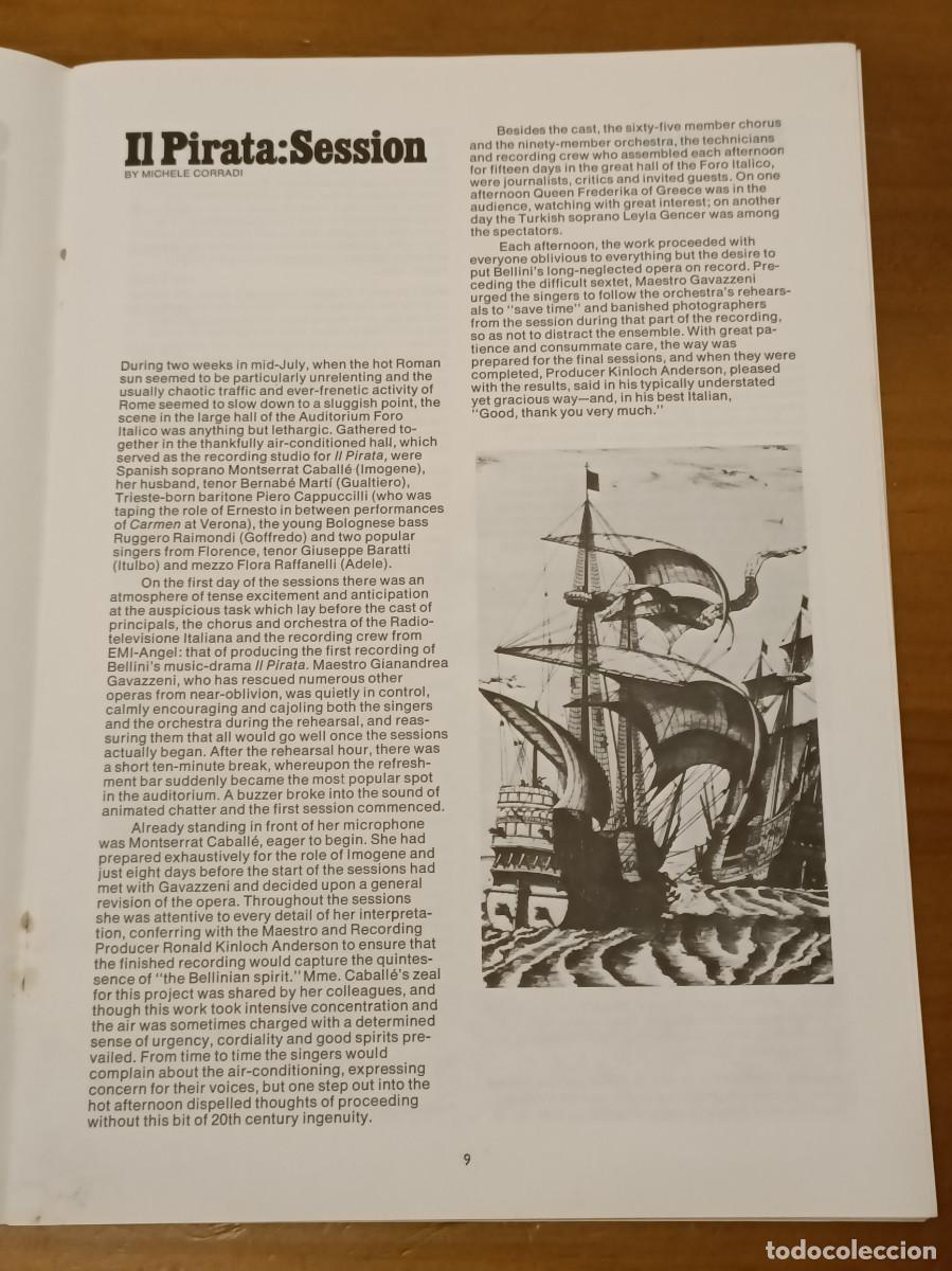 Cat&aacute;logos de m&uacute;sica: Libreto de &oacute;pera en dos actos de Bellini - Foto 5
