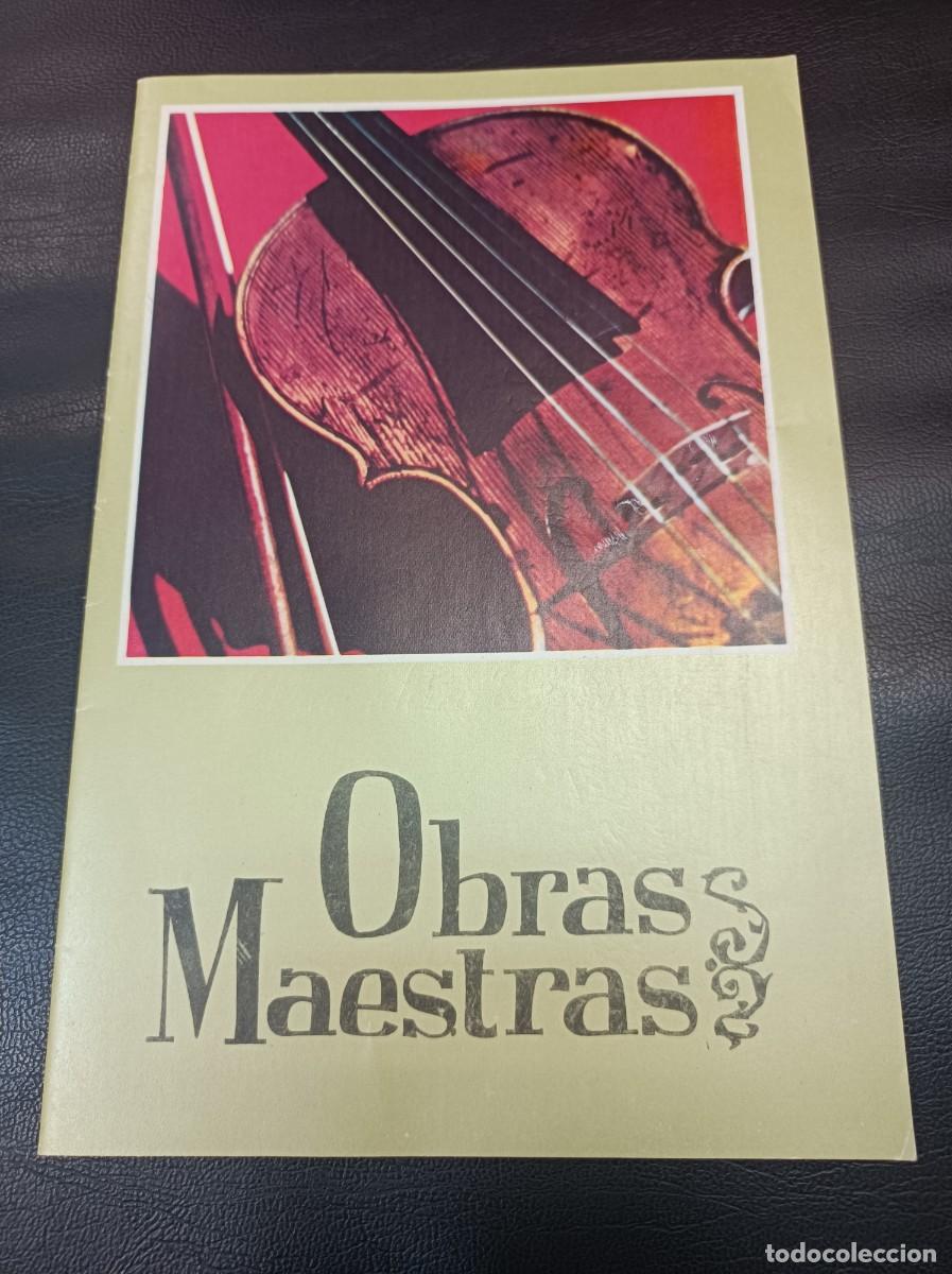 Cat&aacute;logos de m&uacute;sica: CAT&Aacute;LOGO DISCOS OBRAS MAESTRAS - Foto 1