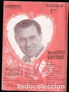 Catalogues de Musique: Cancionero. Mosaico de Exitos. Melod&iacute;as del Danubio