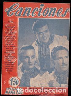 Cataloghi di Musica: Canciones Gaspar Laredo y Llorens. Los 3 ases