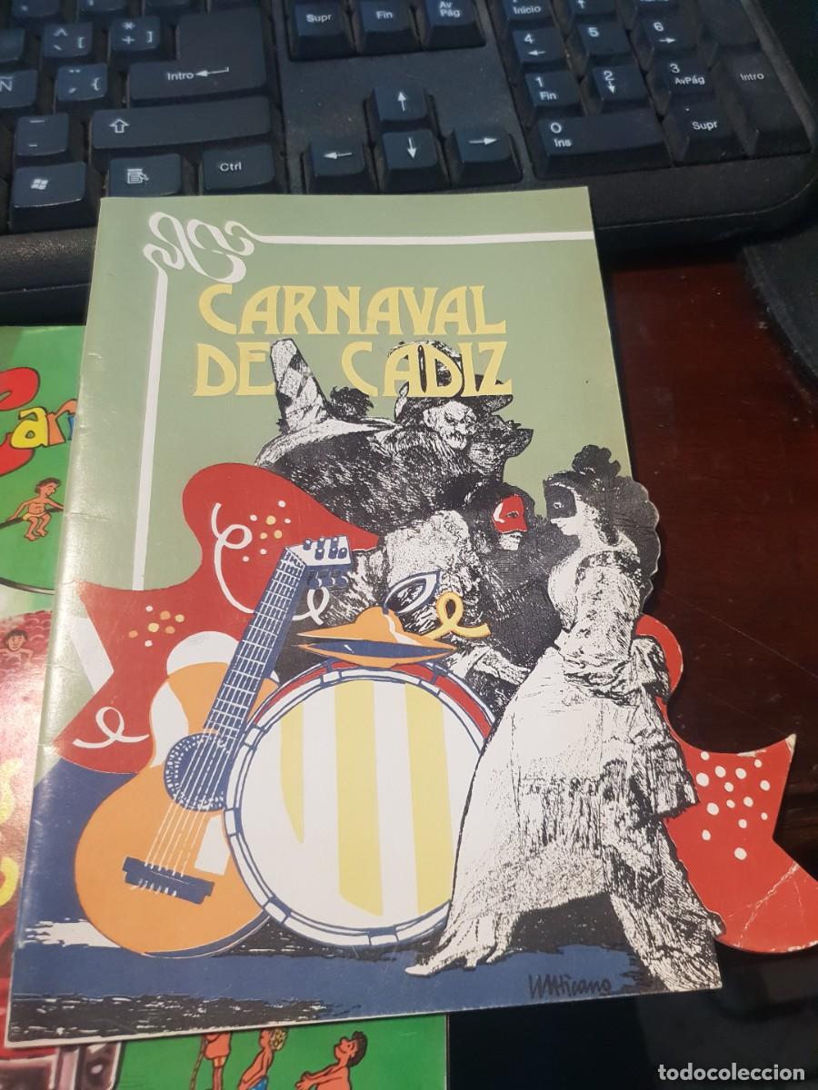 Catalogues de Musique: Programa carnaval cadiz a&ntilde;o 1986