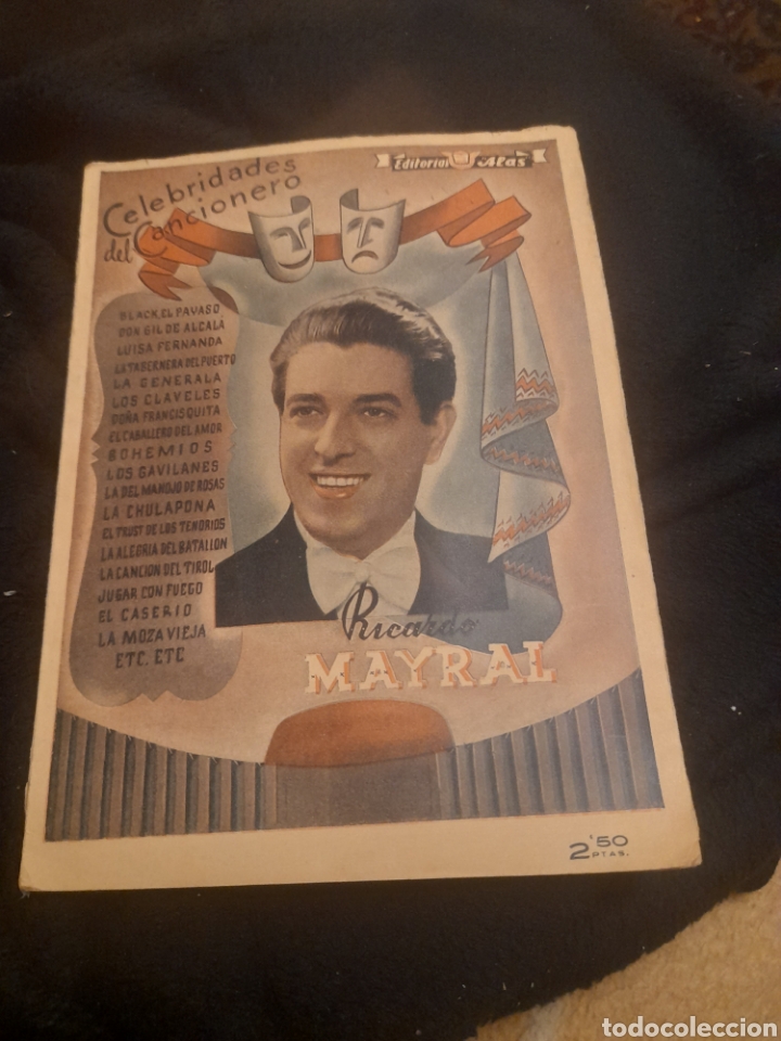 Catalogues de Musique: Celebridades del Cancionero, Ricardo Mayral