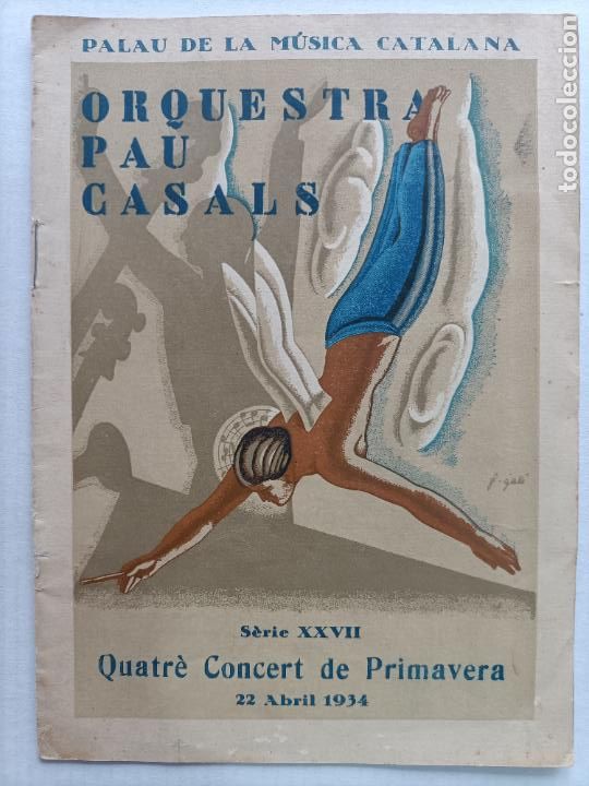 Catalogues de Musique: PAU CASALS PALAU DE LA M&Uacute;SICA CATALANA 1934