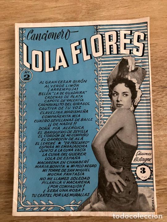 Catalogues de Musique: lola flores cancionero original antiguo