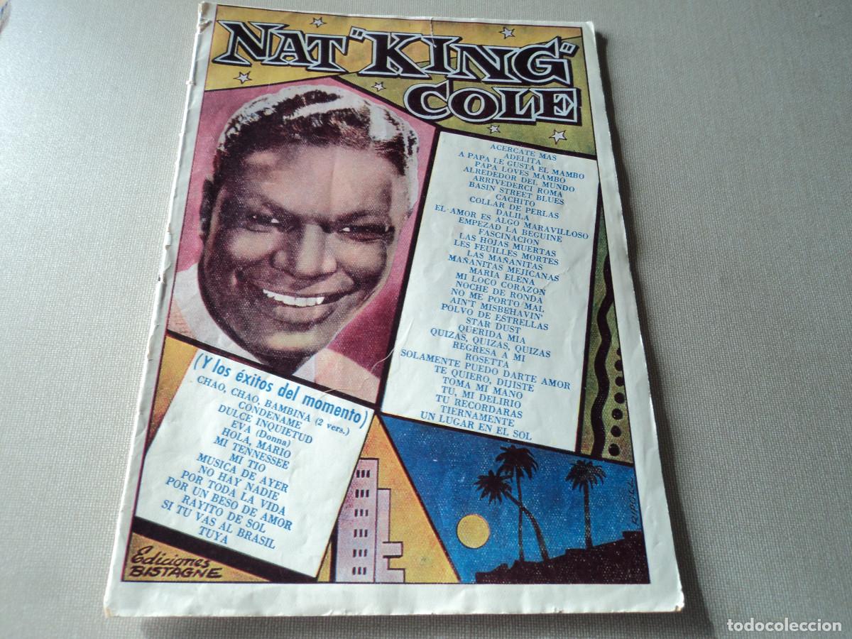 Catalogues de Musique: CANCIONERO. nat king cole , ed. bistagne 1959