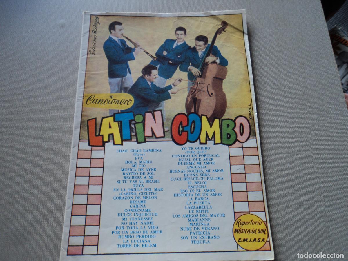Cat&aacute;logos de M&uacute;sica: CANCIONERO. latin combo, ed. bistagne