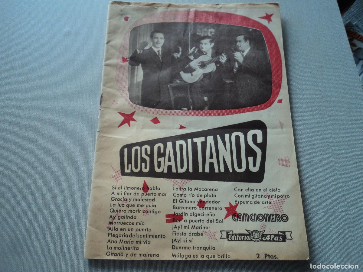Cat&aacute;logos de M&uacute;sica: CANCIONERO. los gaditanos, ed. alas