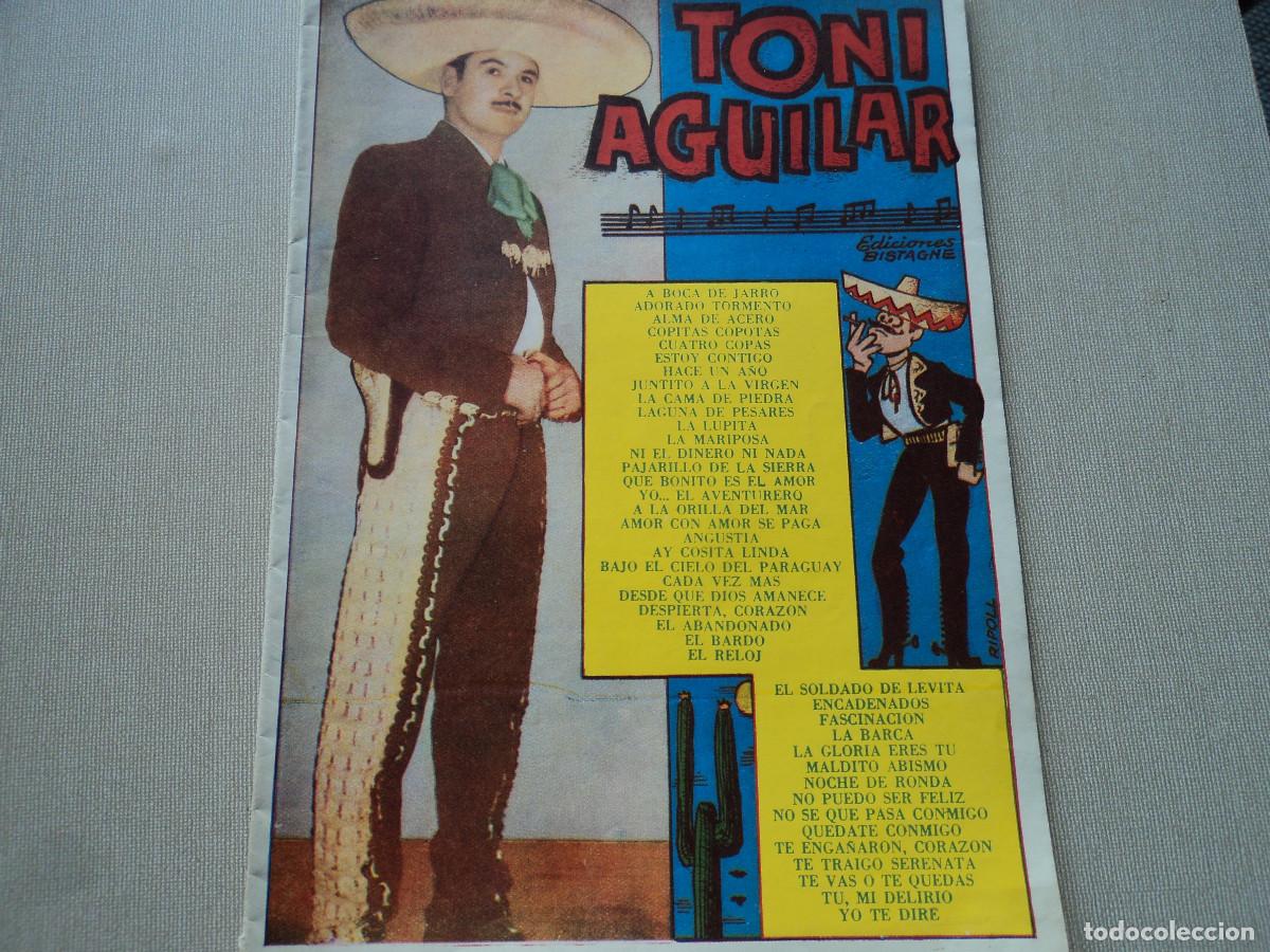 Cat&aacute;logos de M&uacute;sica: CANCIONERO. toni aguilar, ed. bistagne