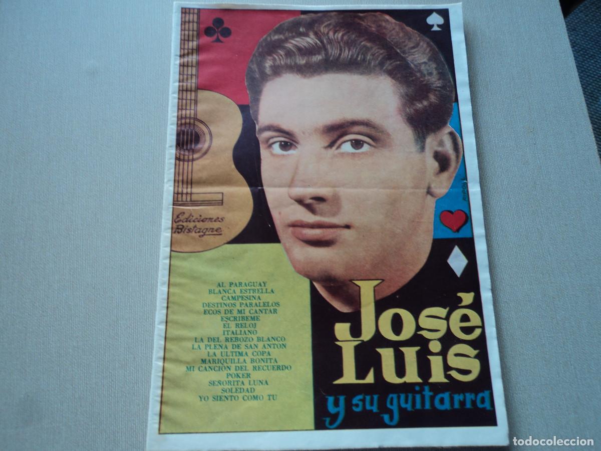 Cat&aacute;logos de M&uacute;sica: cancionero jose luis y su guitarra, ed. bistagne
